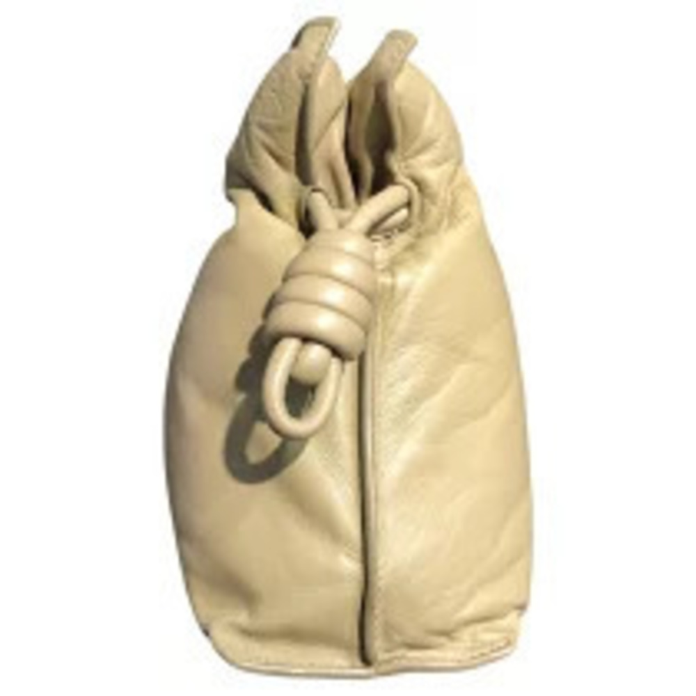 Loewe Flamenco Pouch Clay Lambskin Shoulder Bag Tan